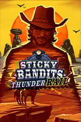 Play Sticky Bandits Thunder Rail - Online Pokie