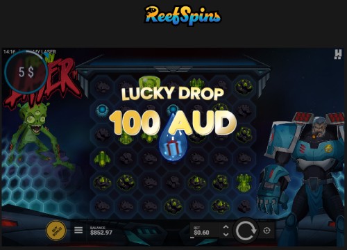 The Reef Drop Zone in-game prize drops