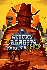 Play Sticky Bandits Thunder Rail - Online Pokie